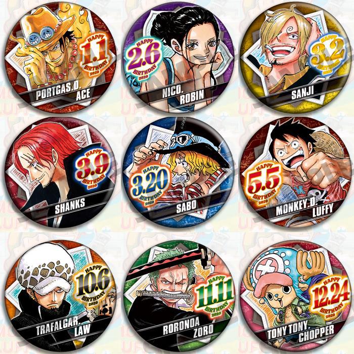 Cosplay Anime Zoro - One Piece Anime Badge Set Merce