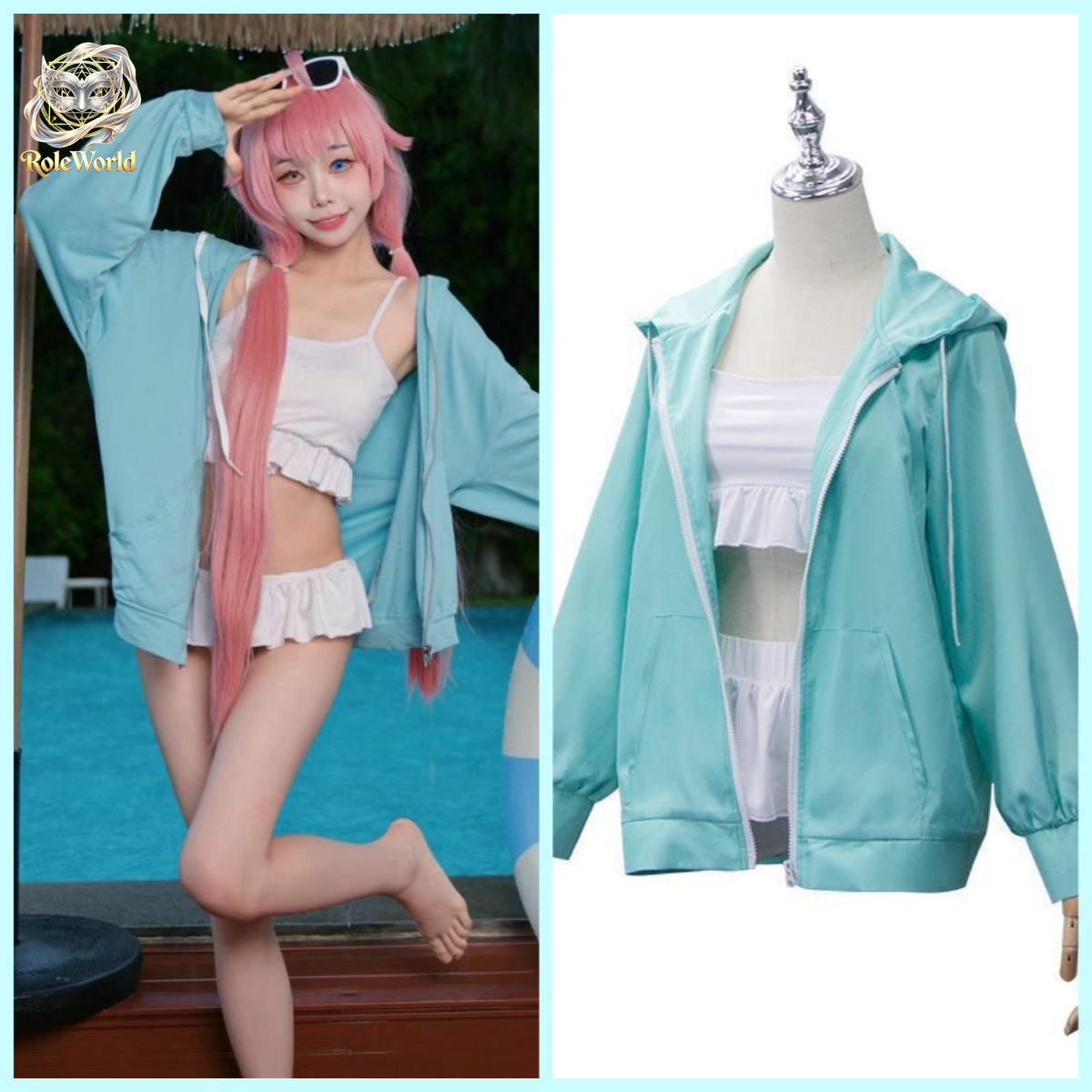 Anime Cosplay Photoshoot - Blue Archive Takanashi Hoshino Costume da