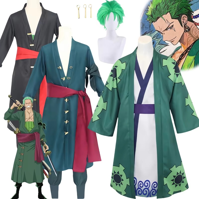Cosplay Anime Zoro - Bilibili Roronoa Zoro Costume Cosplay Anime