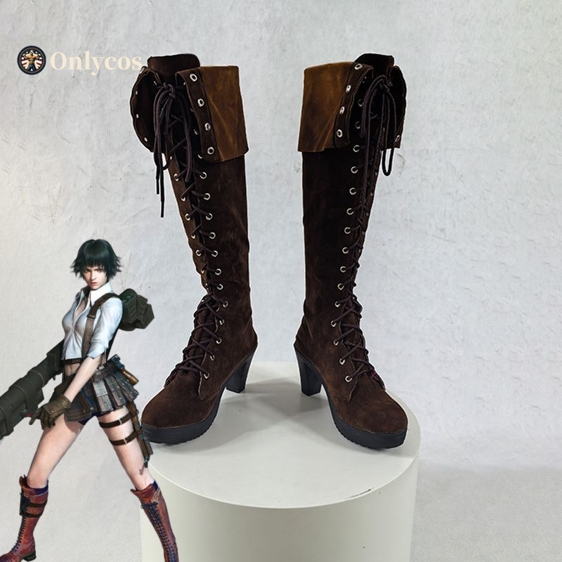 Cosplay Anime Shoes - Devil Cry 4 Lady Cosplay Gioco