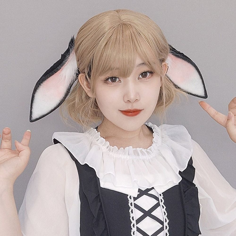 Anime Cosplay Girl Photo - Cerchietto con Orecchie da Coniglio per