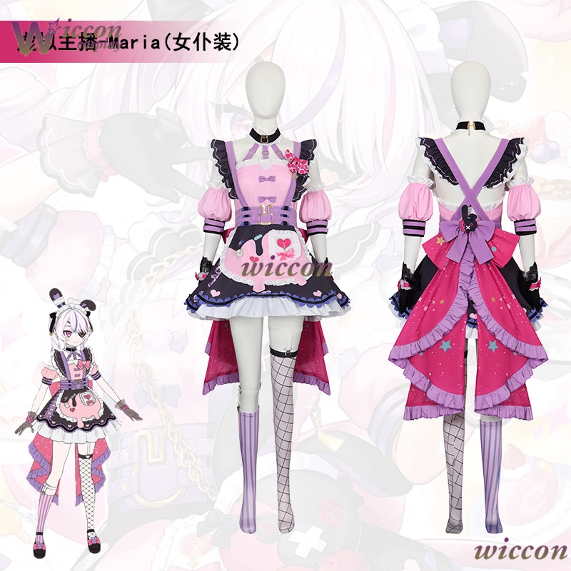 Anime Cosplay Youtuber - Set Costume Maria Marionette 2.0 VTuber