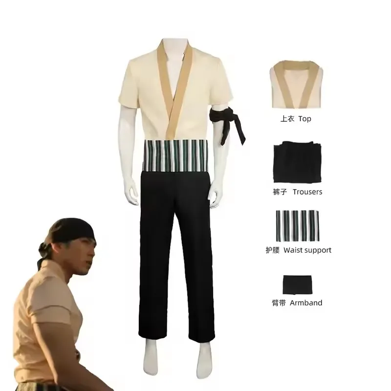 Cosplay Anime Zoro - Costume Cosplay Versione Reale Live Action