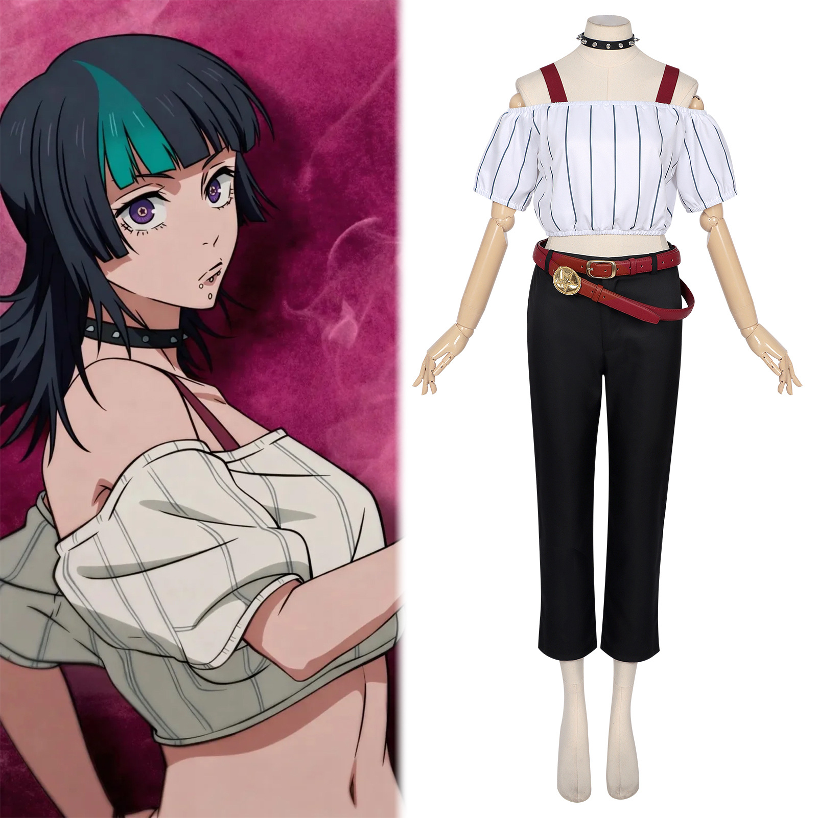 Cosplay Anime Jjk - Costume di Halloween da donna e