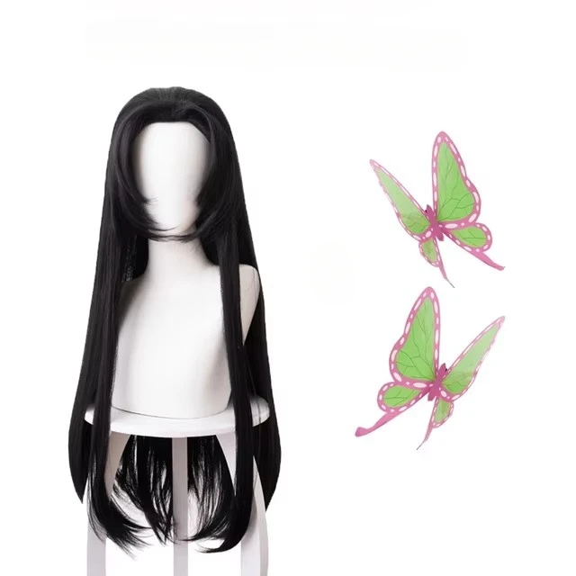 Cosplay Anime Black Hair - Parrucca Anime Kochou Kanae Kimetsu no