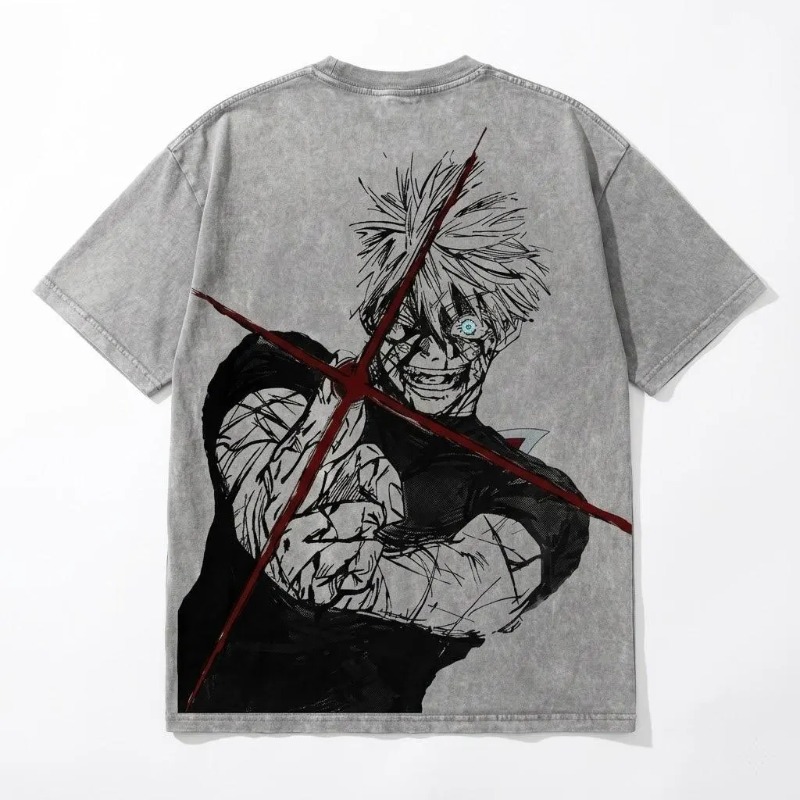 Cosplay Anime Jjk - T-shirt con motivo Gojo Gojo JJK