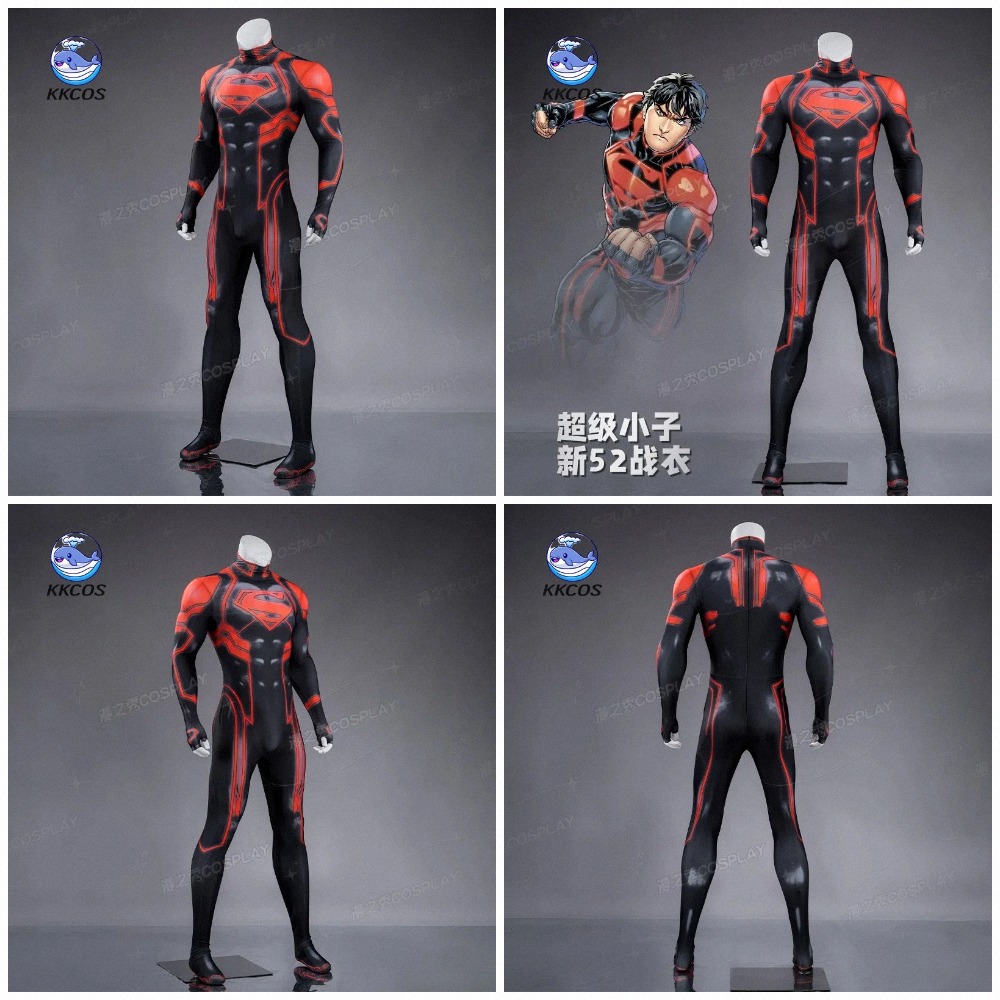 Anime Cosplay Outfits Male - KKCos Nuovo 52 Superboy ‌ Kon-El