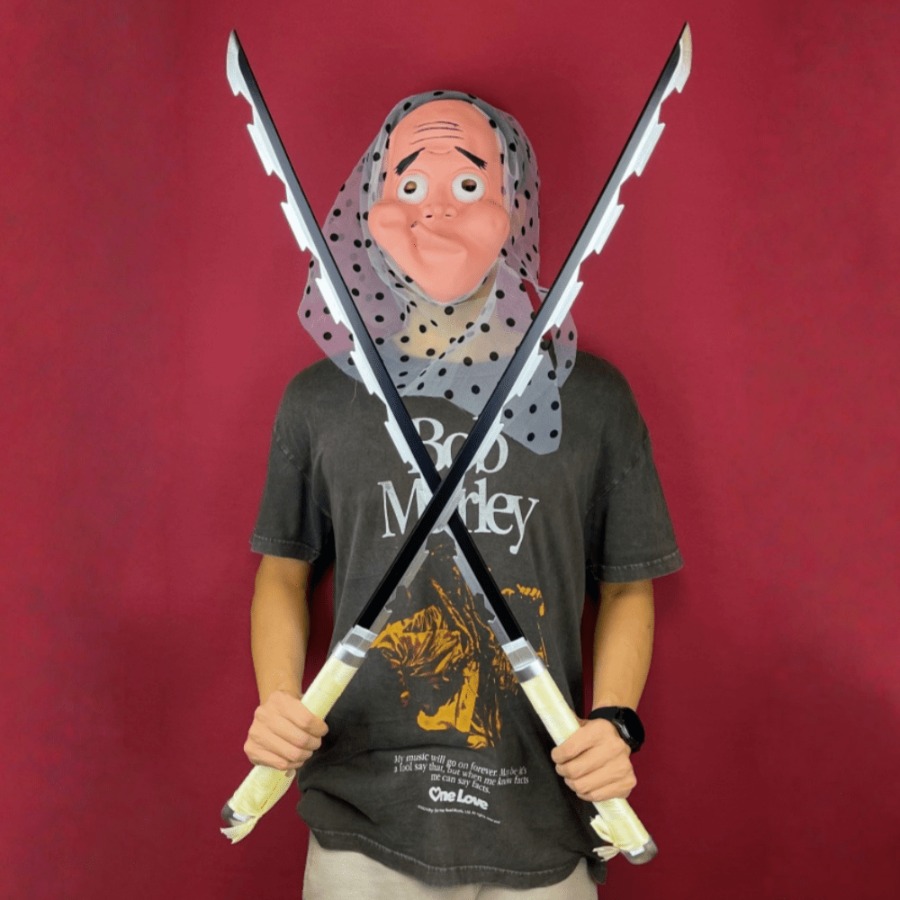 Anime Cosplay Real - 40 pollici Demone Slayer Inosuke Katana