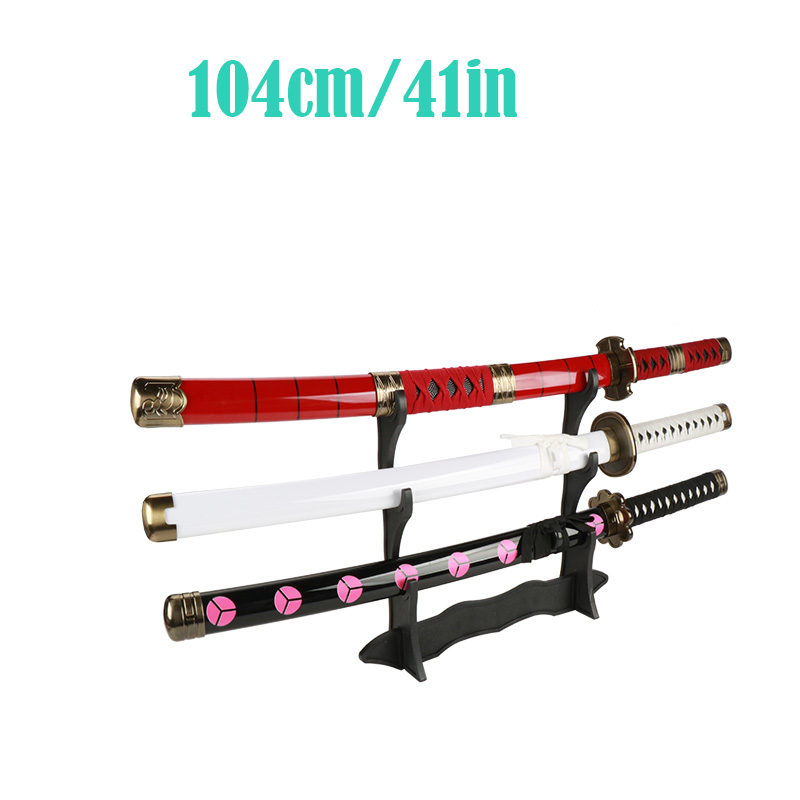 Cosplay Anime Zoro - Set di 3 Katane in Legno