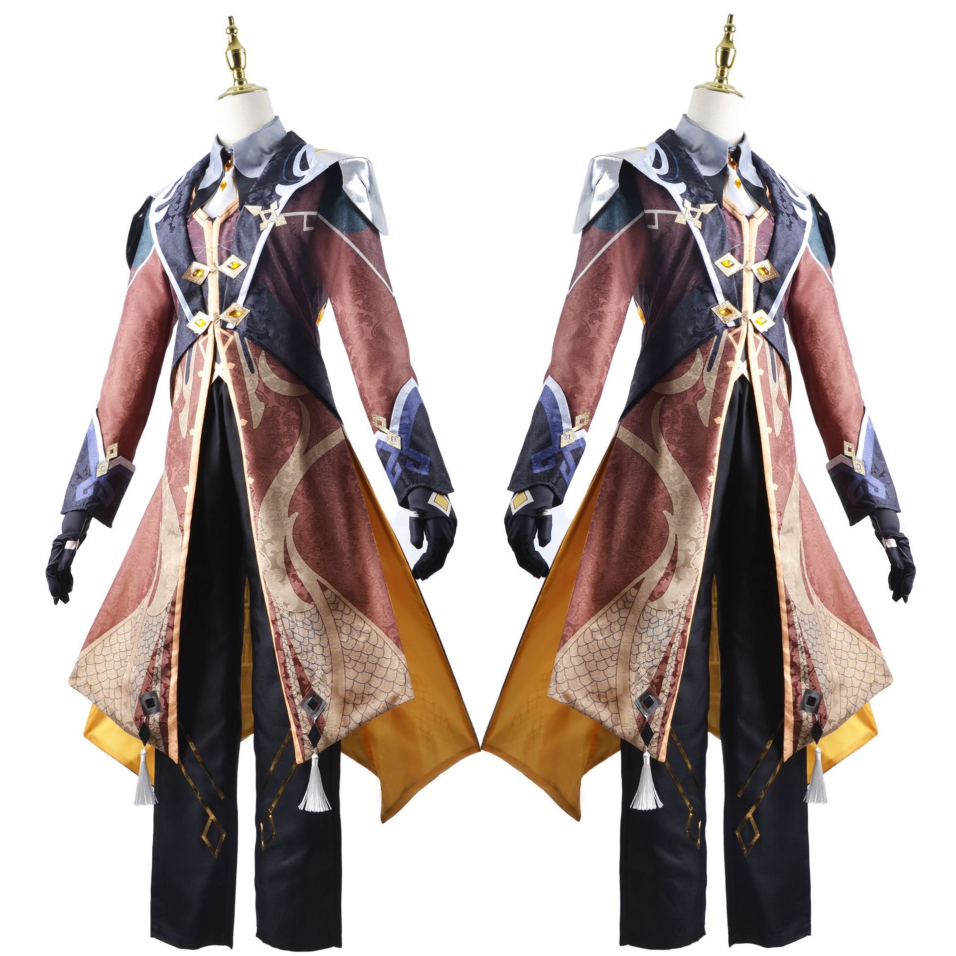 Anime Cosplay Outfits Male - Set di costumi cosplay Genshin Impact