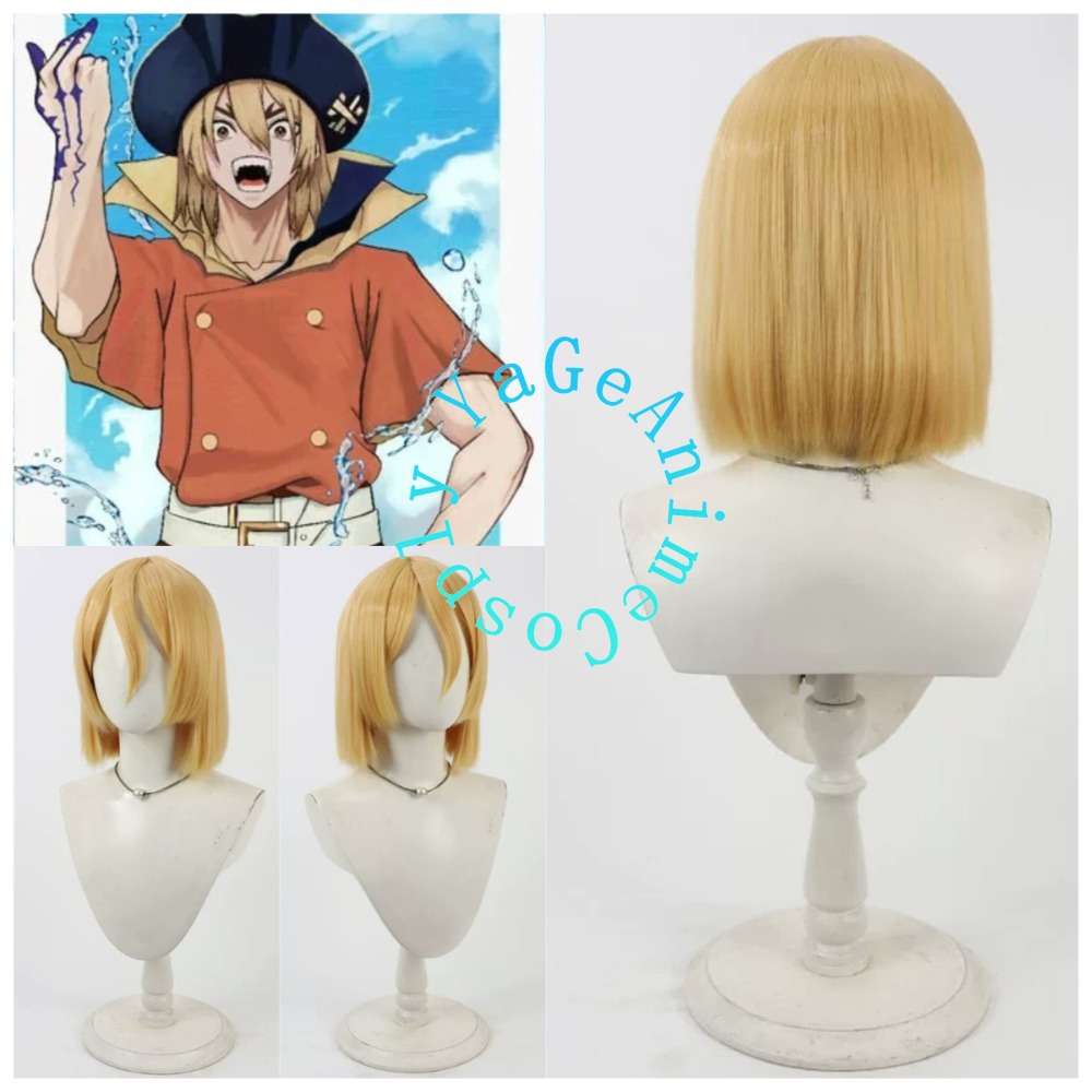 Anime Cosplay Photoshoot - Parrucca Cosplay Dr. Stone Ryusui Nanami