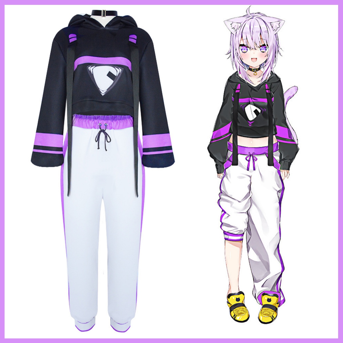 Costume Cosplay Nekomata Okayu - Anime Cosplay Youtuber recensione e prezzo
