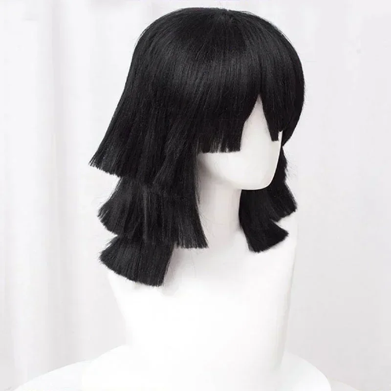 Parrucca Cosplay Iguro Obanai  - Cosplay Anime Black Hair recensione e prezzo