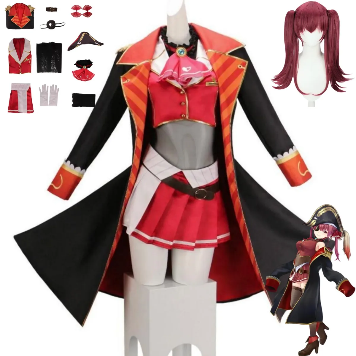 Costume Cosplay di Houshou Mar - Anime Cosplay Youtuber recensione e prezzo