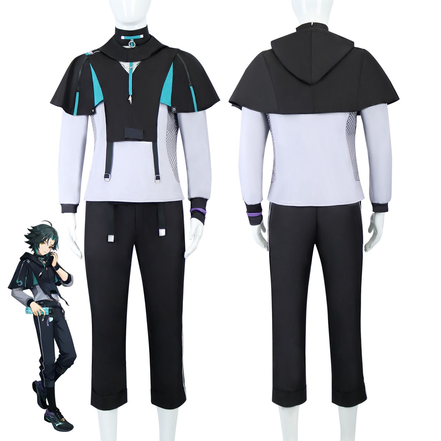 Costumi di Halloween XIAO, Abi - Anime Cosplay Outfits Male recensione e prezzo