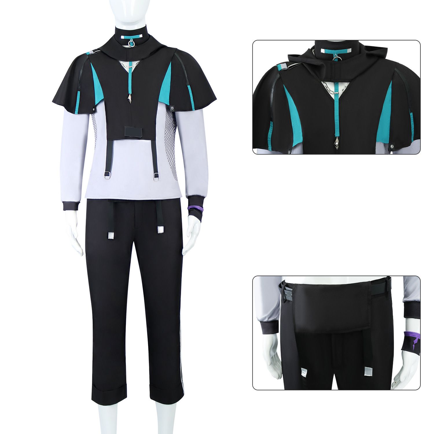 Costumi di Halloween XIAO, Abi - Anime Cosplay Outfits Male recensione e prezzo