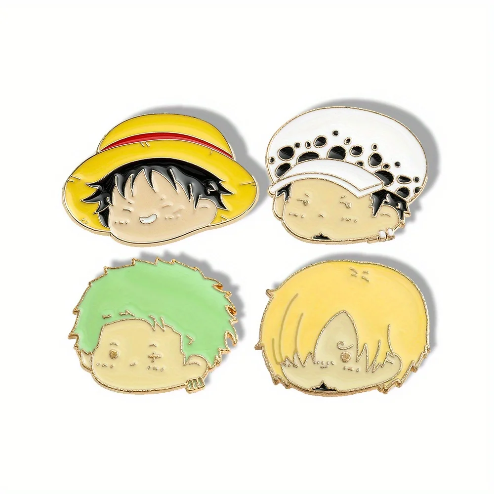 4 Pezzi Spilla in Metallo Smal - Cosplay Anime Zoro recensione e prezzo