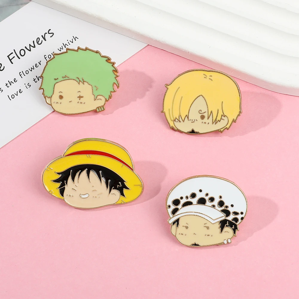 4 Pezzi Spilla in Metallo Smal - Cosplay Anime Zoro recensione e prezzo