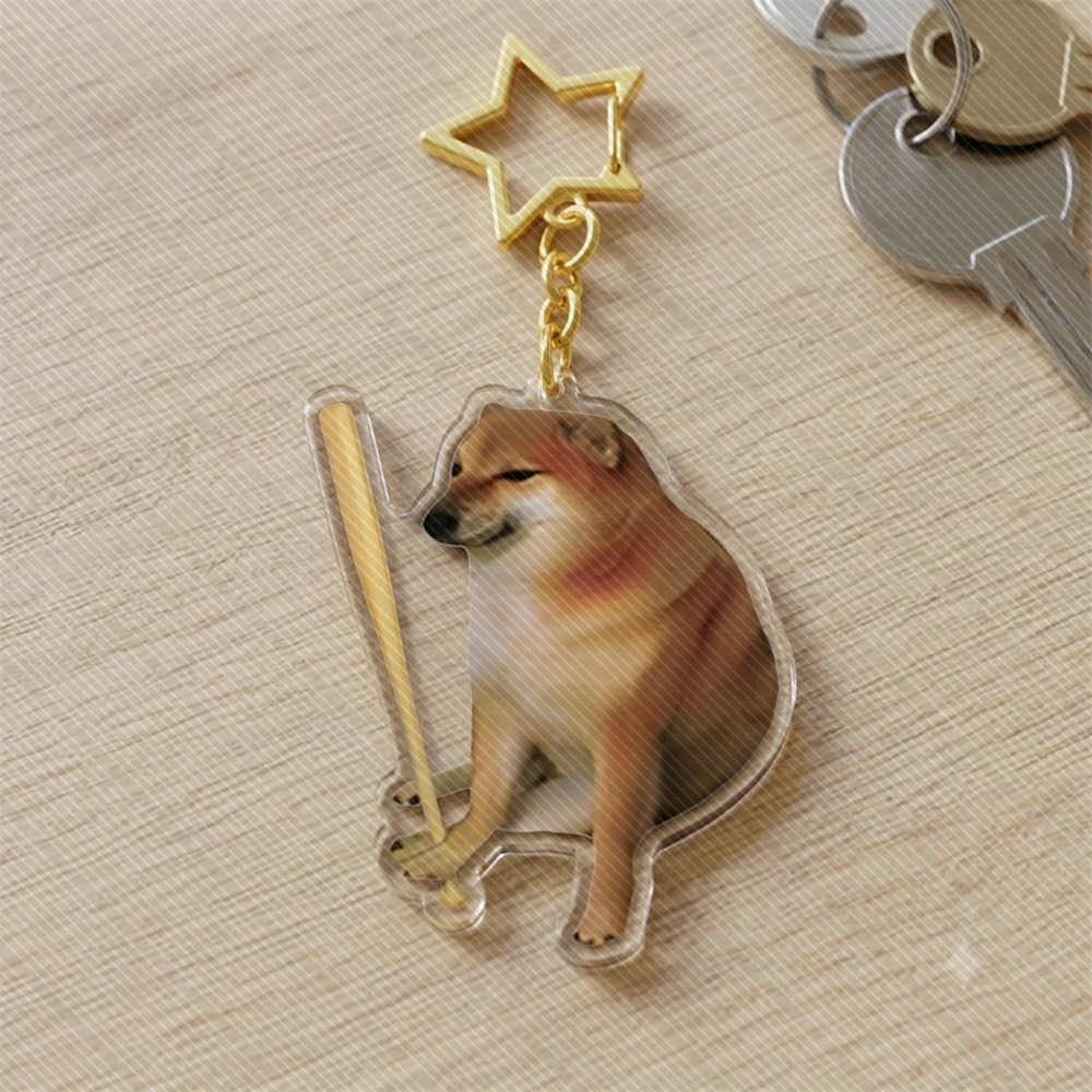 Portachiavi in acrilico da 6 c - Anime Cosplay Meme recensione e prezzo