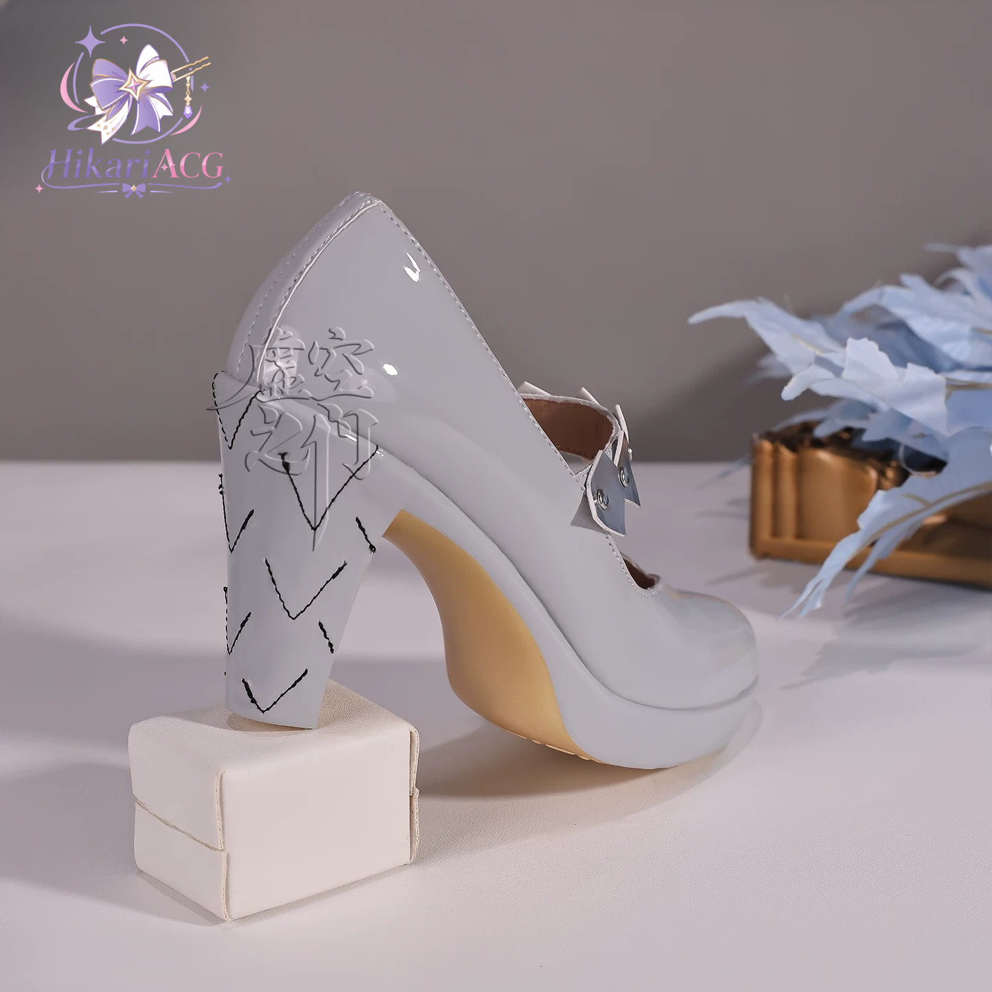 Scarpe con Tacco Alto Bianco A - Cosplay Anime Shoes recensione e prezzo