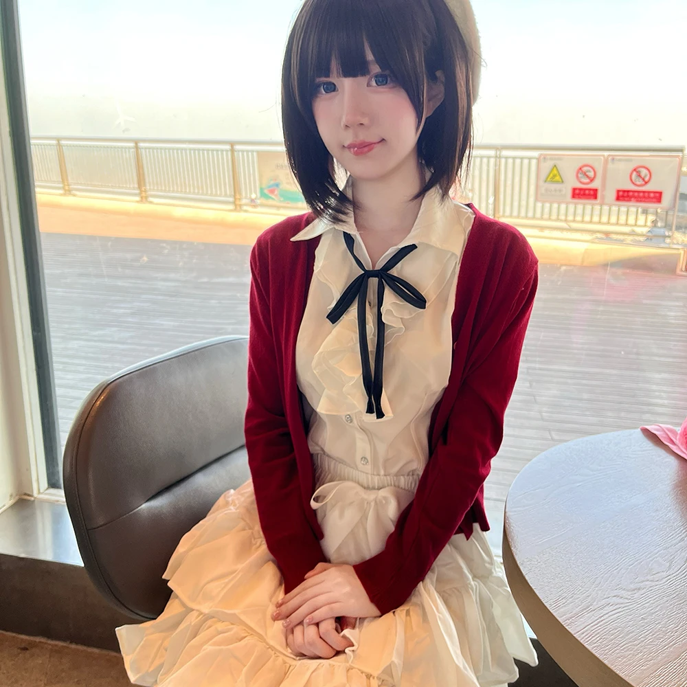 Ragazza Cappotto Rosso Camicia - Anime Cosplay Red recensione e prezzo