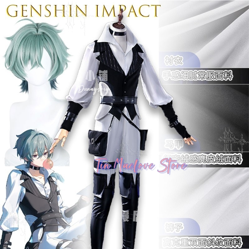 Costume Completo per Cosplay d - Anime Cosplay Outfits Male recensione e prezzo