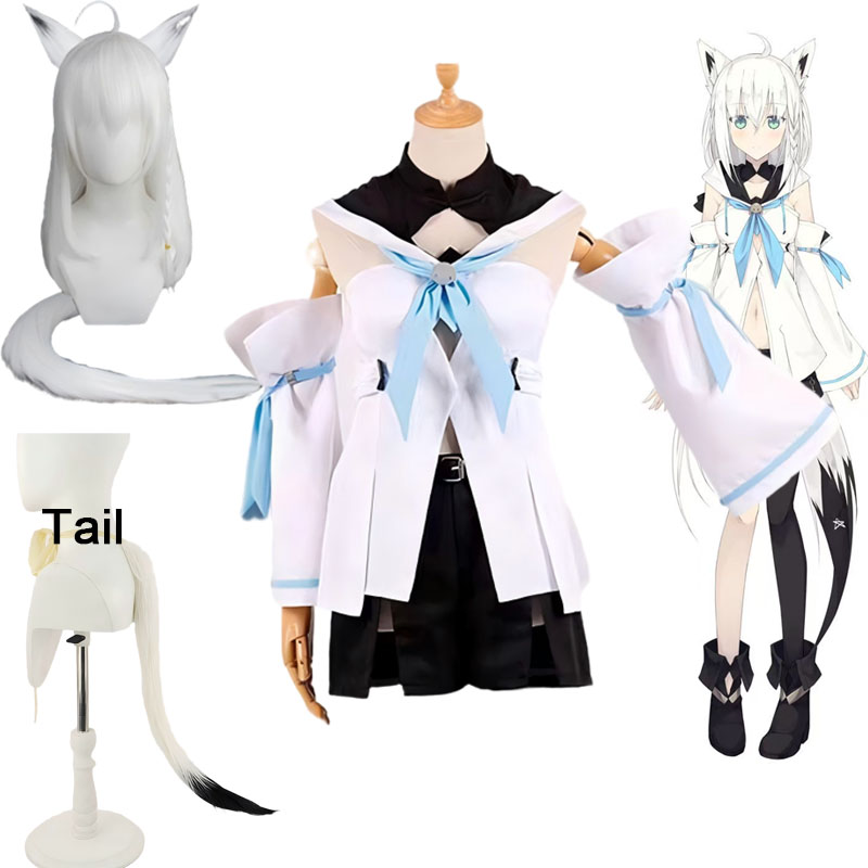 Costume Cosplay Vtuber Shiraka - Anime Cosplay Meme recensione e prezzo