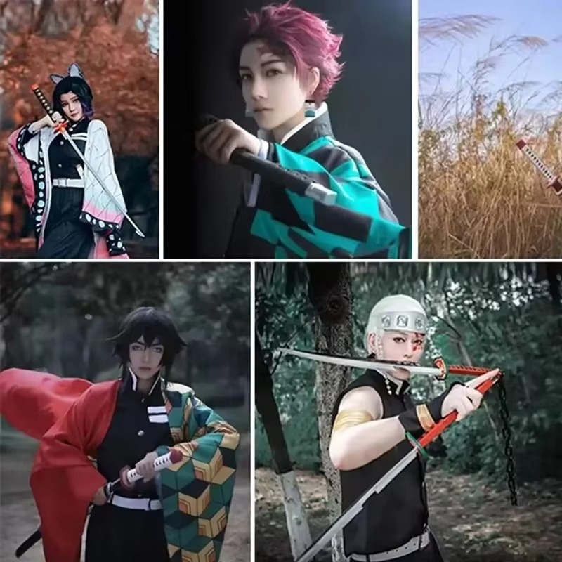41in/104cm Demon Slayer Katana - Anime Cosplay Real recensione e prezzo