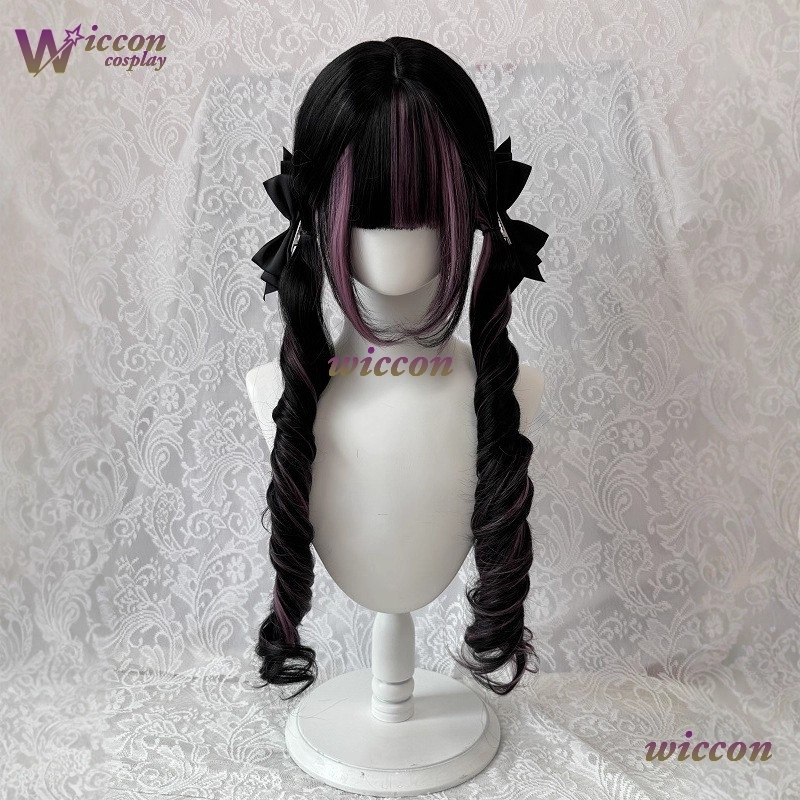 Comico ‌ Parrucca Nera con Fra - Cosplay Anime Black Hair recensione e prezzo